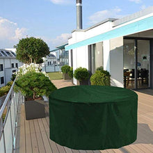 YULIAN Copertura per mobili Terrazza Rotonda 214x70cm, Arredamento da Esterni Coperture, Arredamento da Esterno Terrazza Mobili da Giardino Condilitti Round Car Tavolini e sedie Coperture invern.