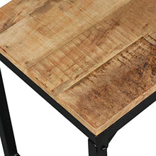 Festnight- Panca in Legno Massello di Mango 110x35x45 cm