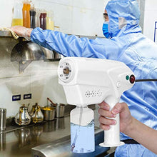 Spruzzatore Elettrostatico, Spruzzatore Atomizzatore, Pistola A Spruzzo Nano Light Blue 1300W 260ML, Umidificazione A Spruzzo Ampiamente Utilizzata