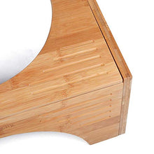Squatty Potty Sgabello per WC in bambù, regolabile a 17 e 20 cm, riduce il rischio di prolasso, emorroidi (pile), diverticolite e malattie del colon