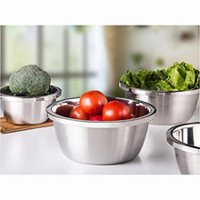 Lyw11 Vasetti per lavabo in Acciaio Inox 304, Spessi, Rotondi, Grandi lavabo, lavabo, lavabo, lavabo, 6 Pezzi