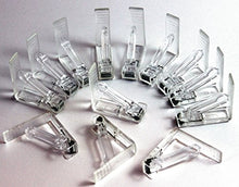 K&B Vertriebs 372 - Fermatovaglia in plastica trasparente, 25 pezzi
