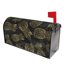 Moderno design geometrico GoldDesign unico magnetico cassetta delle lettere copre la copertura della cassetta delle poste per giardino giardino e cortile dimensioni standard 51 x 48 pollici