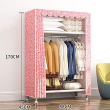 Foldable Closets Armadio: armadi in Tela, Armadio per Abiti, mobili per Camera da Letto, Facile da Pulire, Elevata capacità portante, 170 * 45 * 88 cm