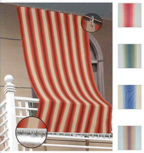 EUROSTYLE Tenda Sole TAMOHA Rigato Esterno da Balcon (145X250CM,Rigato Rosso)