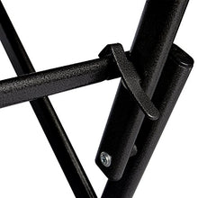 Vanage VG-8724 Tavolino, Plastica HDPE, Nero, 61.5 x 61.5 x 73 cm
