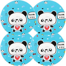 mumbi Portasciugamani Autoadesivo, Panda, 4 Pezzi
