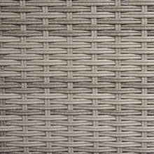 Gartentraum Set di poltrone in polyrattan a 2 posti con Tavolo Rotondo - Set da Balcone Suran/Grigio