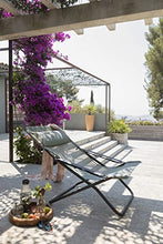 Lafuma Sedia a sdraio, Pieghevole e regolabile, Transabed, Batyline, Colore: Terra, LFM2863-8556