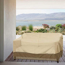 Suading, copertura per divano da esterno, impermeabile, antipolvere, impermeabile, per balcone e giardino