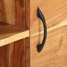 vidaXL Credenza 116x30x66 cm in Legno Massello di Acacia