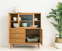 HLZY Armadio Laterale Accento, armadi da Cucina Buffet Server Armadio da Cucina Credenza Governo di immagazzinaggio a Terra Armadio Magazzino Petto