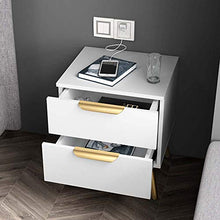 Comodini camera Comodino con Gambe in Metallo con credenze a Due cassetti Letto Mini Armadio Contenitore Due cassetti 480X400X350MM
