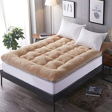 Tatami Materassi per dormitorio singolo e matrimoniale pieghevole per letto matrimoniale king size e queen size, per soggiorno, dormitorio, campeggio, marrone, regina