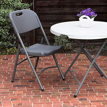 Vanage VG-8644 Set Sedie Pieghevoli, Grigio, 50x48x87 cm
