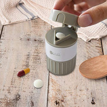 Pillola Cutter Medicina Crusher Grinder Grinder Splitter, Pillola Box Viaggio Pillola Cutter Pillola Splitter Pillola Divisore Pillola Dispenser Pillola, Daily o Viaggio Pill Case Organizer