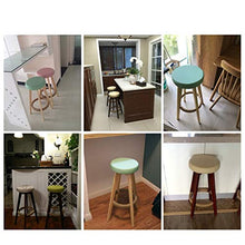 LF- Sgabello Alto da Bar Sgabello Alto Girevole da casa in Legno massello Sgabello Girevole Marrone semplicità (Color : B)