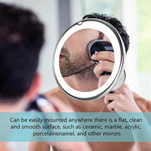 XCAYBH - Specchio da trucco rotante a 360 gradi per bagno, con ventosa