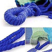 Amaca in cotone per esterni, 200 x 80 cm, 2 persone, amaca a righe, per il tempo libero, per il campeggio, la caccia