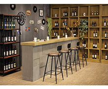 PWZ Pratica Sedia da Bar in Legno Personalizzata per la Casa, Moderna e MinimalistaB, 46 * 46 * 65cm