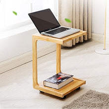 YIN YIN Mobilia Comodino - Tavolino Laterale in Legno da Salotto Tavolino da Angolo Tavolino da tè Tavolino da caffè sfoderabile Dimensioni della casa -34.5x39x58cm Durevole (Color : A)