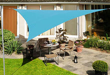 Kookaburra Tende a Vela Triangolare 5.0 m, Azzurro, Tessuto Impermeabile