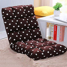 Laishutin Divano Poltrone Imbottite Pieghevoli Imbottite Pieghevoli Imbottite in Cotone per Soggiorno e Ufficio (Color : Brown, Size : 110 * 52 * 13cm)