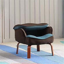 Laishutin Divano Divano Imbottito per Poltrona Imbottito per Bambini per Soggiorno e Ufficio (Color : Blue, Size : 45 * 54 * 71cm)