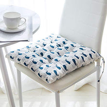 Cuscino Sedia Piazza con Laccetti,Cuscini da Sedia Trapuntati,Cuscino per Seduta per Sedia da Ufficio Poltrona e Cucina,Cuscino per Sedia da Giardino Rotondo in Morbido Cotone e Lino H 45x45CM