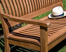 Garden Hardwood Banco è adatto per giardino balcone prato (2 persone),Garden bench