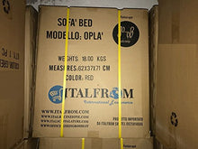 ITALFROM 4034 Divano Letto Sofa Bed Verde DIVANI 65x69x82h DIVANETTI Divano Letto 1 Piazza