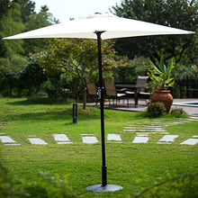 Novonova® 210x150cm Ombrellone da Giardino | Parasole da Esterno Balcone da Giardino | Protezione Solare UV50+ | Regolabile in Altezza | PS416 Beige