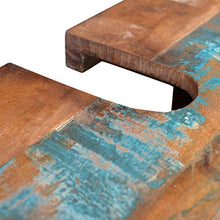 Armadietto in Legno di recupero solido per Bagno con Specchio