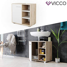 Vicco Mobile sottolavabo Perry Armadietto Lavabo Bianco Sonoma