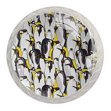 Maniglie per cassetti Manopole per cassetti Manopole rotonde Confezione da 4 per armadietto, cassetti, cassettiere, cassettiere ecc - Immagine Many EmperPenguin