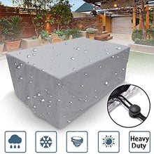 N / A Polvere Esterna Impermeabile coperture mobili e Copre Tavolo sedie Argento mobili Diversi Dimensioni 242x162x100cm Dust