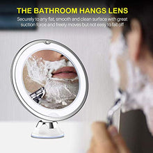 YO-HAPPY Specchio, Multifunzionale Houseld LED 7X Specchio da Bagno per Il Trucco