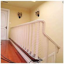 ZGQSW Rete da Giardino, Rete Anticaduta for Bambini, Rete Protettiva for Esterni, Adatta for Isolamento Decorativo Ringhiera Scale Balcone Pet Corda Arrampicata Tessuto Bianco