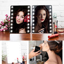 Minkissy Specchio cosmetico per Trucco 16 LED LED Specchio per Trucco Touch Screen Specchio cosmetico per Specchio cosmetico dimmerabile Specchio Luminoso