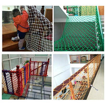 MFLASMF Rete di Sicurezza Protezione per Balcone Rete di Sicurezza per Scale per Bambini, Rete in Nylon colorato, Rete anticaduta per Balcone, Rete per Recinzione da Giardino, Rete per dec