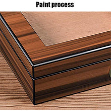 TGhosts Cigar Humidor, Glasstop Cigar Humidor, con Cedro Spagnolo di Legno Foderato for 25 Cigars, Perfetta visualizzazione Desktop Cigar Box Set (Color : B)