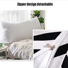 YAHAO Cuscino Comodo Triangolare Cuscino di Lettura Letto Divano Sfoderabile Cerniera Complessivamente Lavabile,E-200 * 50cm