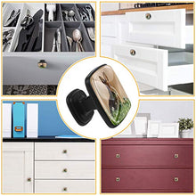 lepre Pomelli per Porta Set di 4 Pomelli per Mobili Manopole per Cassetti Cucina Armadio Vetro