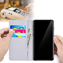 URFEDA Compatibile con Huawei Enjoy 7S Custodia Pelle Cover Retro Flip Case Colorato Cover Portafoglio Magnetica Libro Cuore Custodia Libretto Antiurto Cover Supporto Stand Wallet Case Farfalla