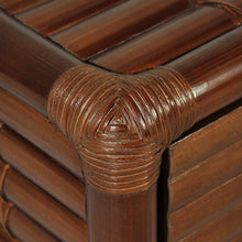 Festnight- Comodino/comodini Legno massello 45x45x40 cm in bambù Marrone Scuro