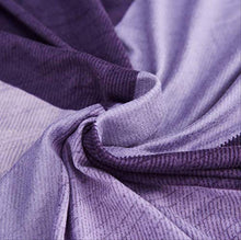 Copridivano Tessuto Elasticizzato 1/2/3/4 Posti ， Sedia Elastica Jacquard Geometria di Colore Viola Divano A Due Posti Divano Coprisella