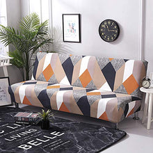 Festnight Copridivano Senza braccioli Fodera per Divano Letto Elasticizzata Fodera per Divano Letto Pieghevole Completamente Elastica Senza braccioli Antiscivolo per Divano a Due/Tre posti