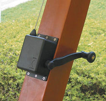 GIARDINI DEL RE Maxima Arganello per Ombrellone, Nero, 85x135x10 cm