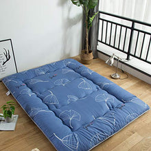 Materasso Futon Giapponese da Pavimento Tatami Mat Materasso Portatile,Materassino per Bambini,Blue-180cmx220cm