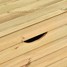 FAMIROSA Panchina da Giardino con Pergolato 3 Cassetti 170 cm Legno Pino